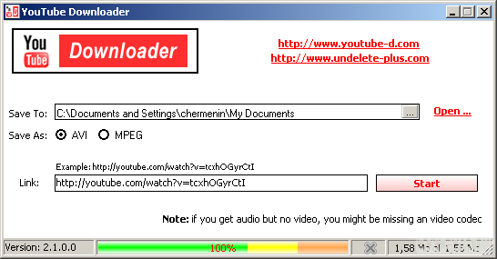 YouTube Downloader v2.3.0.0