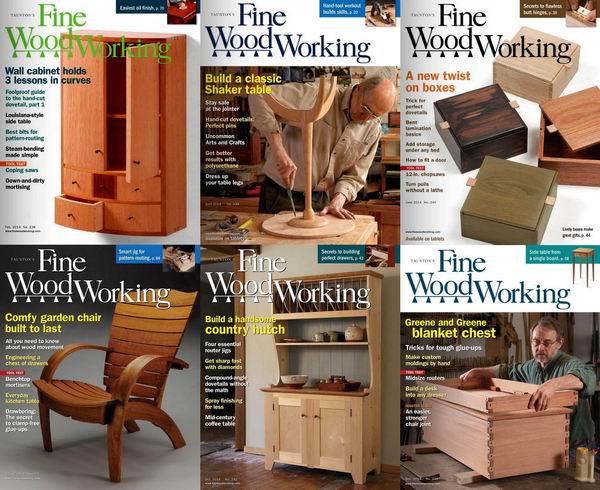 Подшивка Fine Woodworking №238-243 (January-December 2014). Архив 2014