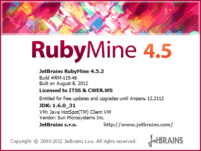 JetBrains RubyMine 4.5.2