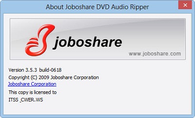 Joboshare DVD Audio Ripper 3.5.3 Build 0618