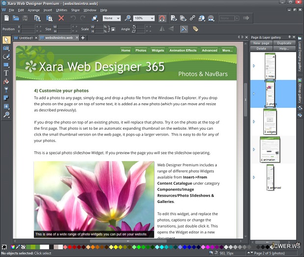 Xara Web Designer Premium 12.0.0.44262