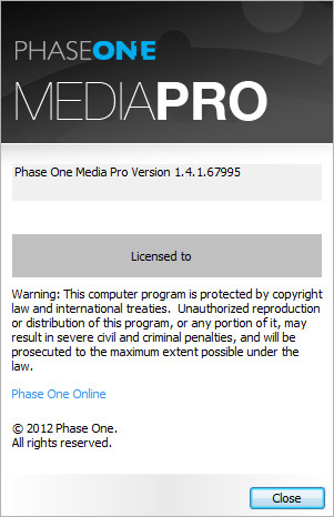 Phase One Media Pro