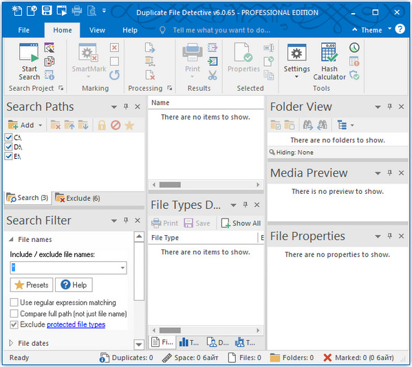 Duplicate File Detective Professional Edition