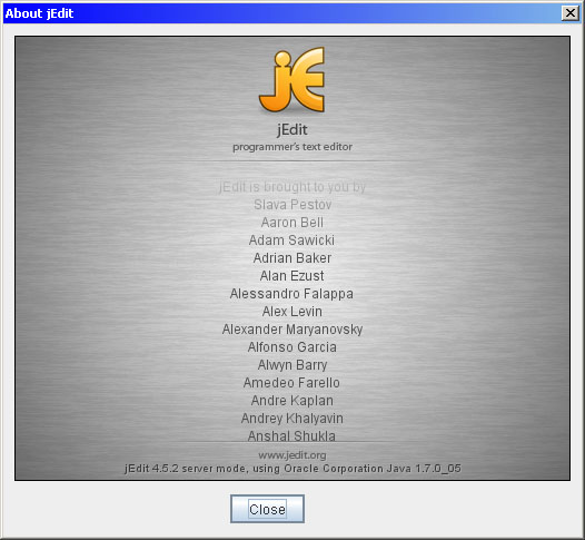 About jEdit