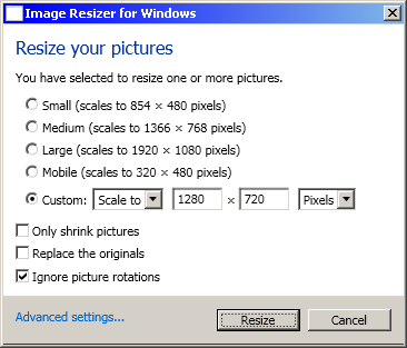 Image Resizer