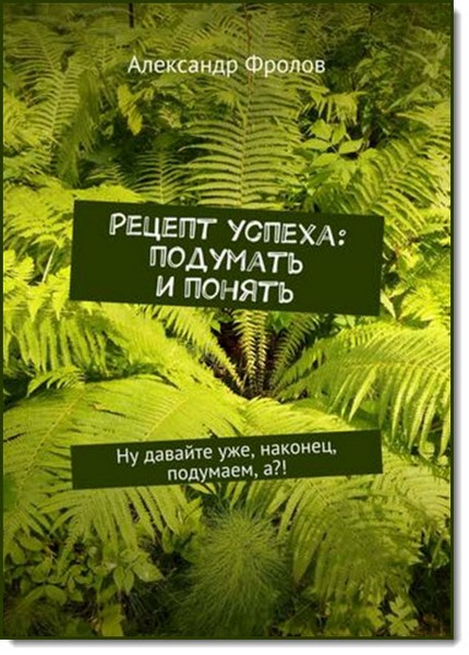 А. Фролов. Рецепт успеха: подумать и понять