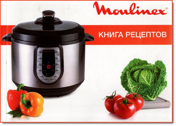 Книга рецептов Moulinex