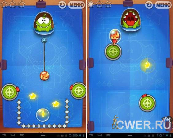 Cut the Rope Experiments