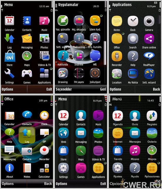 Сборник тем для OS Symbian 9.4