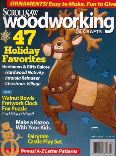 ScrollSaw Woodworking & Crafts №73 (Winter 2018)