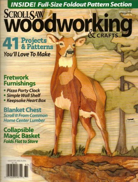 ScrollSaw Woodworking & Crafts №70 (Spring 2018)