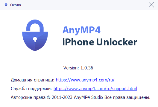 AnyMP4 iPhone Unlocker 1.0.36
