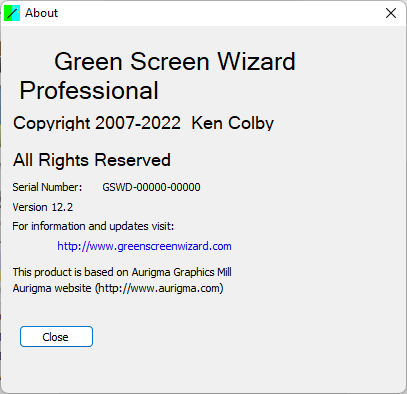 Green Screen Wizard Professional 12.2