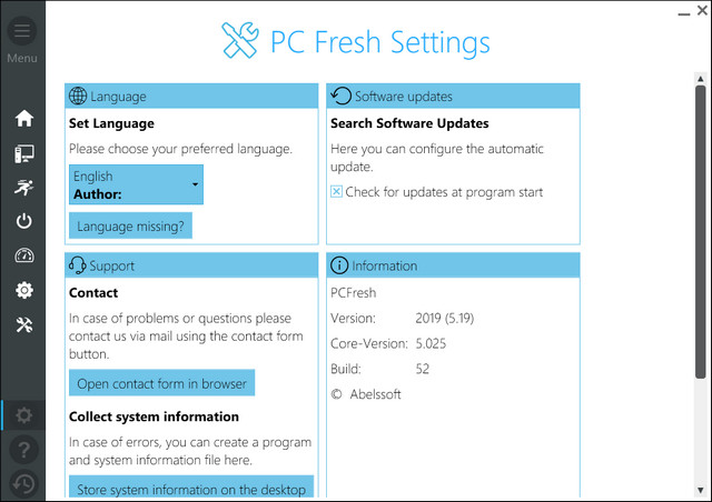 Abelssoft PC Fresh 2019 5.19 Build 52