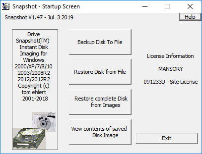 Drive SnapShot 1.47.0.18429 + Portable