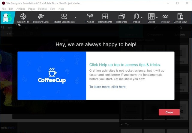 CoffeeCup Responsive Site Designer 4.0 Build 3097