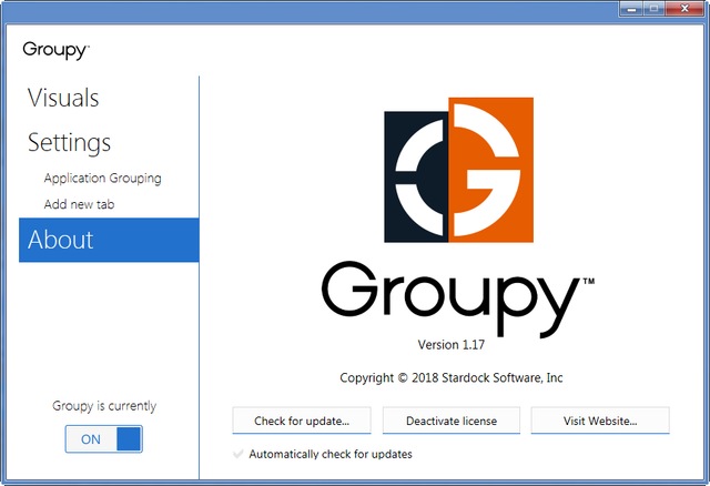 Stardock Groupy 1.17