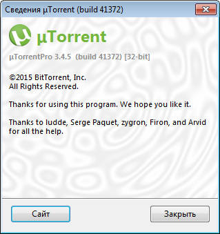 µTorrent Pro 3.4.5 build 41372 Stable