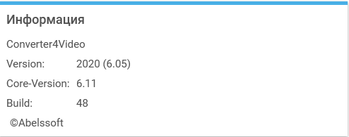 Abelssoft Converter4Video 2020 6.05.48