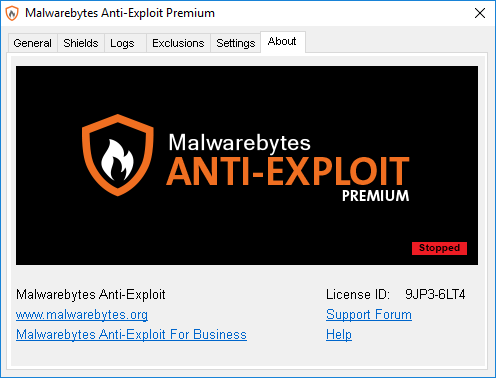 Malwarebytes Anti-Exploit Premium 1.11.1.40