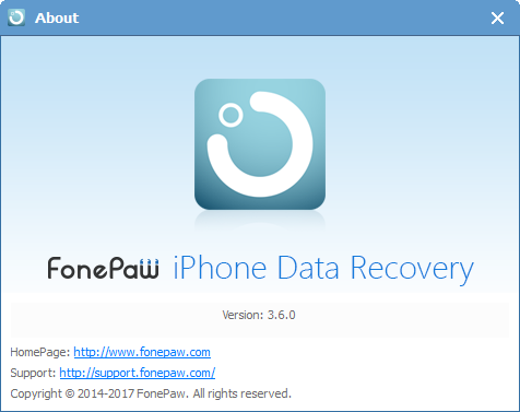 FonePaw iPhone Data Recovery 3.6.0