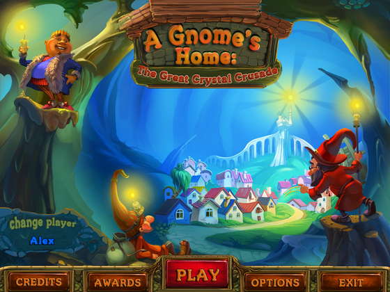 скриншот игры A Gnome's Home: The Great Crystal Crusade