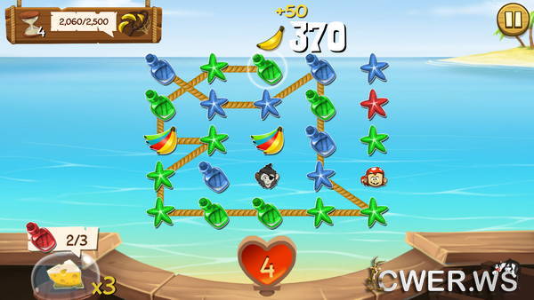 скриншот игры Monkeys Ahoy!