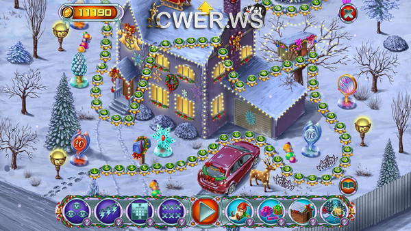 скриншот игры Rainbow Mosaics 10: Christmas Helper