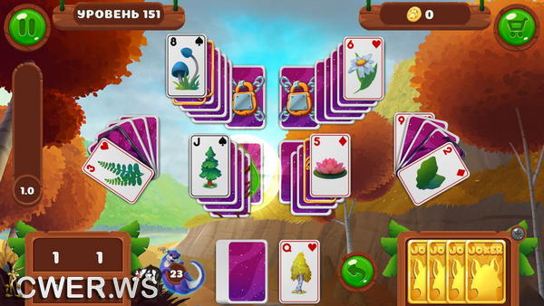 скриншот игры Rescue Friends Solitaire