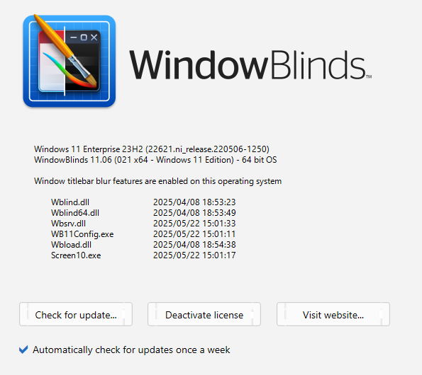 Stardock Windowblinds