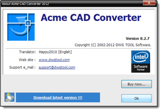 Acme CAD Converter 2012 v8.2.7