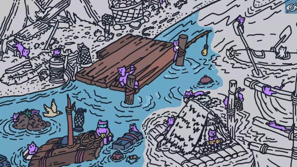 Hidden Cats In White Sand Village