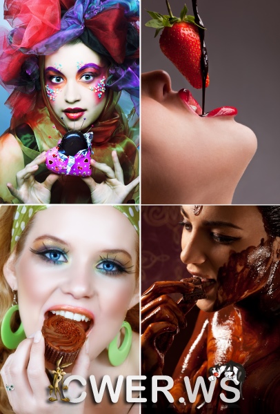 Девушки и шоколад