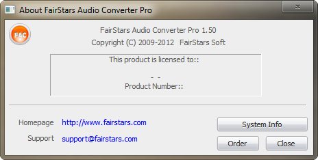 FairStars Audio Converter Pro 1.50