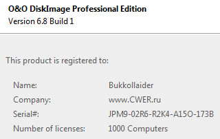 O&O DiskImage Professional 6.8 Build 1