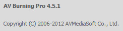 AV Burning Pro 4.5.1