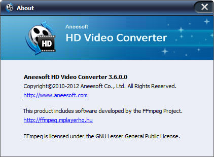Aneesoft HD Video Converter 3.6.0.0