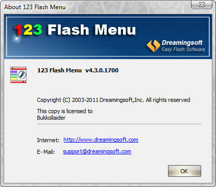 123 Flash Menu 4.3.0.1700