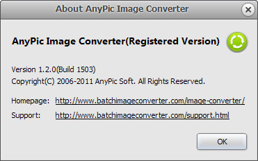 AnyPic Image Converter 1.2.0 Build 1503
