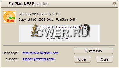 FairStars MP3 Recorder 2.33