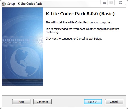K-Lite Codec Pack 8.0 Basic