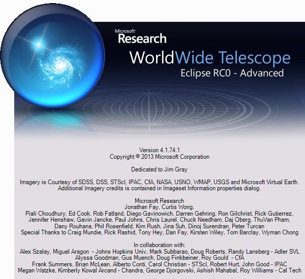 Microsoft WorldWide Telescope