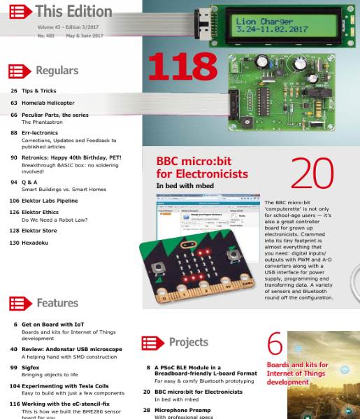 Elektor Electronics №5-6 (April-May 2017)с