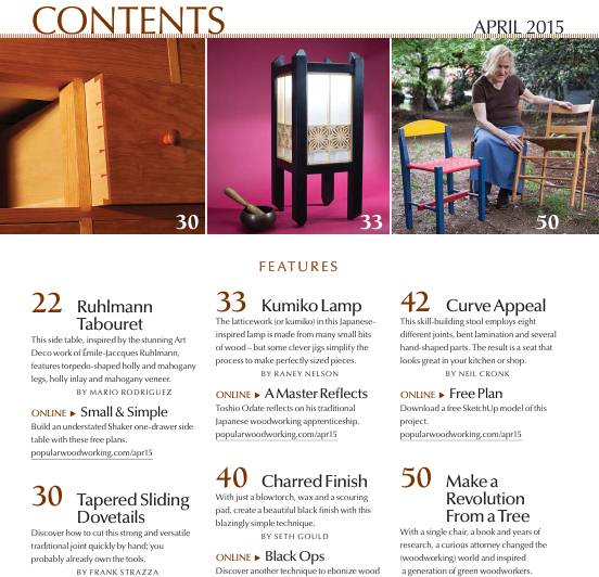 Popular Woodworking №217 (March 2015)с