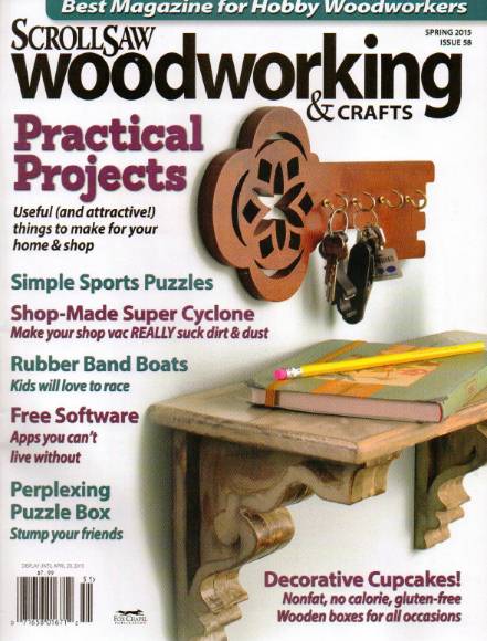 ScrollSaw Woodworking & Crafts №58 (Spring 2015)