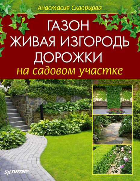 А. Скворцова. Газон, живая изгородь, дорожки на садовом участке